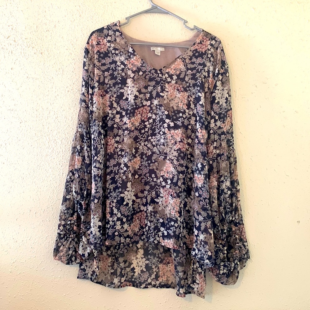 CATO Women’s Floral Blouse